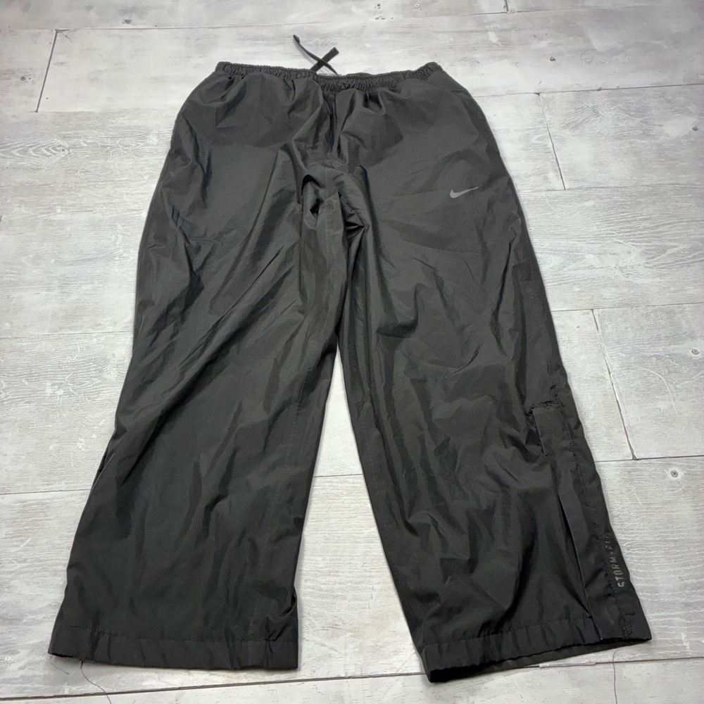 Nike Golf Storm-Fit Rain Pants Mens XL Black Waterproof Windbreaker 619903-010